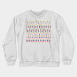 Colorful triangular pattern Crewneck Sweatshirt